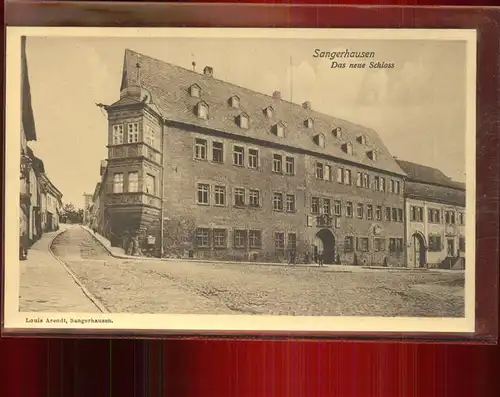 Sangerhausen Suedharz Das neue Schloss Kat. Sangerhausen