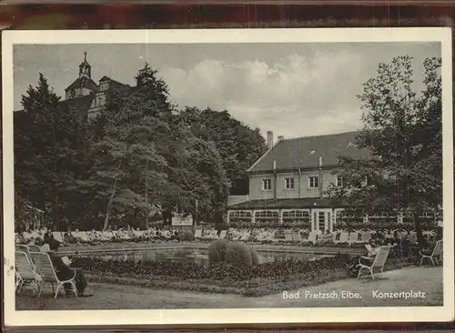 Pretzsch Elbe Eisenmoorbad Konzertplatz Kat. Pretzsch Elbe