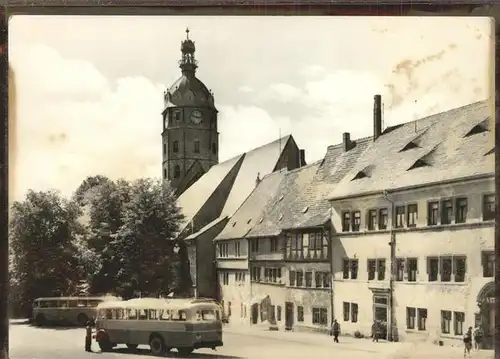 Sangerhausen Suedharz Marktplatz Jacobikirche Kat. Sangerhausen