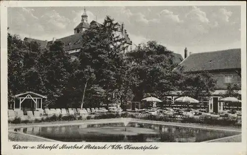 Pretzsch Elbe Eisenmoorbad Konzertplatz Kat. Pretzsch Elbe