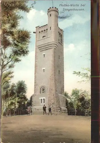 Sangerhausen Suedharz Moltke Warte Turm Kat. Sangerhausen