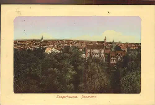 Sangerhausen Suedharz Panorama Kat. Sangerhausen