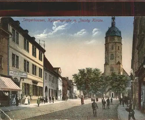 Sangerhausen Suedharz Kylischestrasse Jacobikirche Feldpost Kat. Sangerhausen