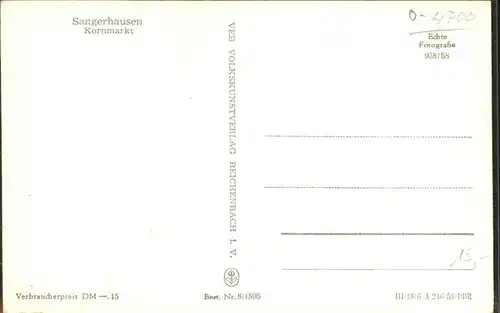 Sangerhausen Suedharz Kornmarkt Apotheke Kat. Sangerhausen