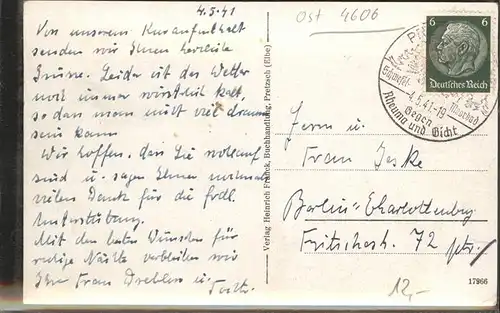 Pretzsch Elbe Schloss Kat. Pretzsch Elbe