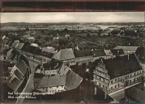 Bad Schmiedeberg Blick auf das Rathaus Kat. Bad Schmiedeberg