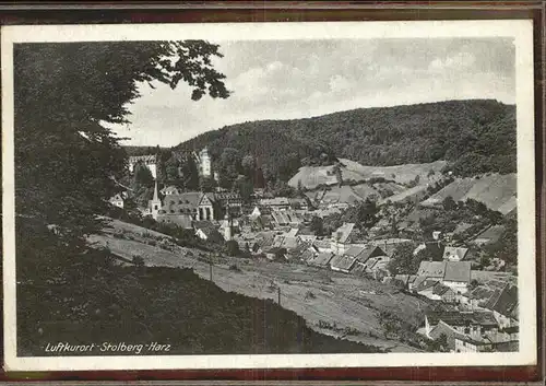 Stolberg Harz Panorama Luftkurort Kat. Stolberg Harz