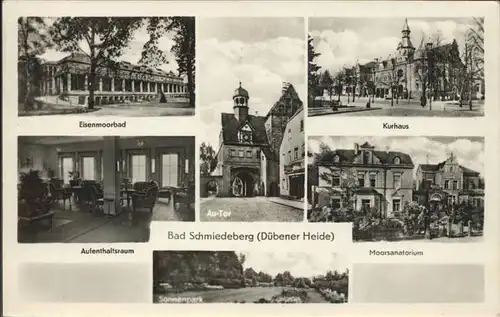 Bad Schmiedeberg Eisenmoorbad Kurhaus Moorsanatorium Autor Sonnenpark Kat. Bad Schmiedeberg