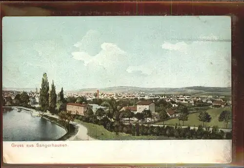 Sangerhausen Suedharz Panorama Kat. Sangerhausen