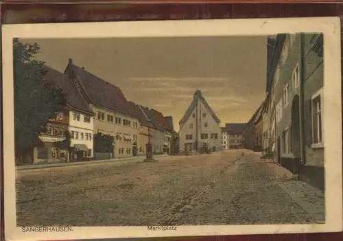 Sangerhausen Suedharz Marktplatz Feldpost Kat. Sangerhausen