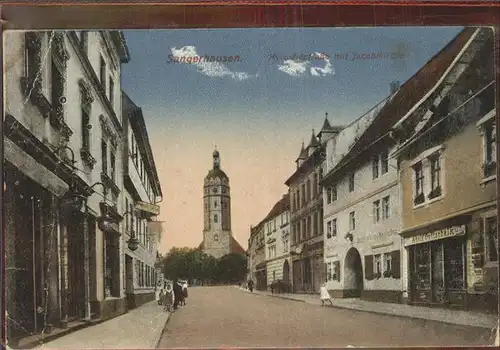 Sangerhausen Suedharz Kylischestrasse Jacobikirche Kat. Sangerhausen