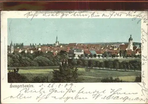 Sangerhausen Suedharz Panorama Kat. Sangerhausen