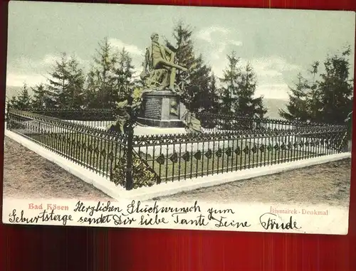 Bad Koesen Bismarck Denkmal Kat. Bad Koesen