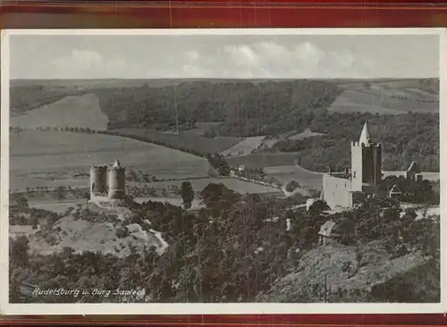 Rudelsburg Burgen Saaleck Kat. Bad Koesen