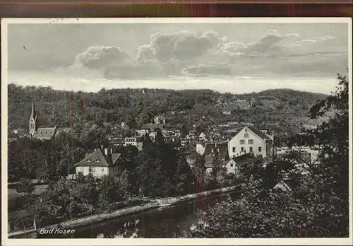 Bad Koesen Panorama mit Kirche Kat. Bad Koesen