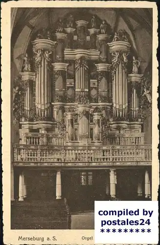 Merseburg Saale Orgel im Dom Kat. Merseburg