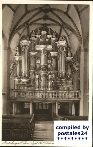 Merseburg Saale Orgel im Dom Kat. Merseburg