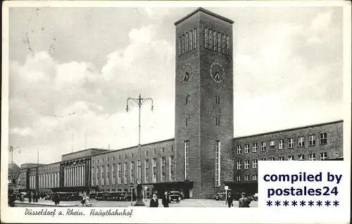 Duesseldorf Hauptbahnhof Kat. Duesseldorf