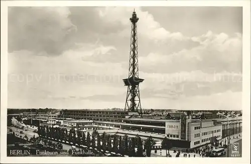 Berlin Funkturm u.Funkhalle Kat. Berlin