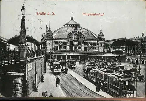 Halle Saale Hauptbahnhof Kat. Halle