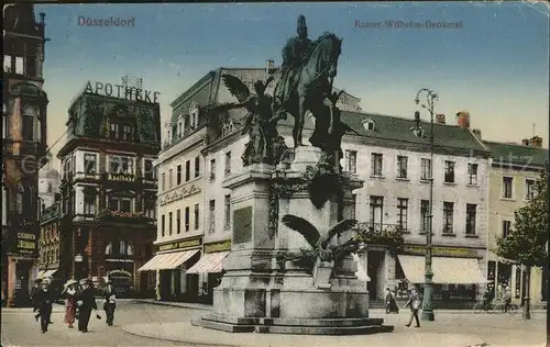 Duesseldorf Kaiser Wilhelm Denkmal Kat. Duesseldorf