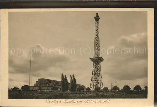 Berlin Funkturm Kat. Berlin