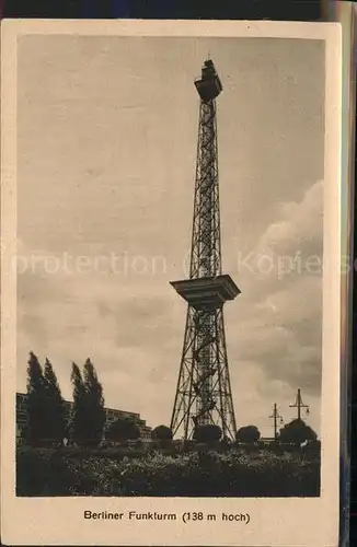 Berlin Funkturm Kat. Berlin