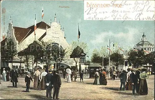 Duesseldorf Ausstellungsgelaende 1902 (Festhalle) Kat. Duesseldorf