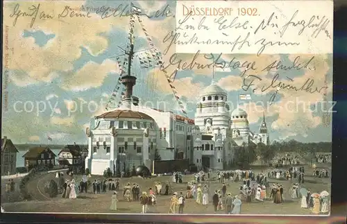 Duesseldorf Gewerbe u.Industrieausstellung 1902 (Pavillon Fr.Krupp) Kat. Duesseldorf