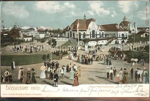 Duesseldorf Ausstellung 1902 (Haupt Weinrestaurant) Kat. Duesseldorf
