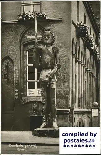 Brandenburg Havel Roland Statue Kat. Brandenburg