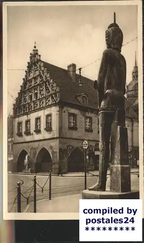 Brandenburg Havel Roland Statue Kurfuerstenhaus Serie "Das schoene Deutschland" Bild 2 Kat. Brandenburg