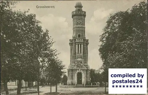 Grossbeeren Gedenkstein Turm Schlacht 1813 Kat. Grossbeeren