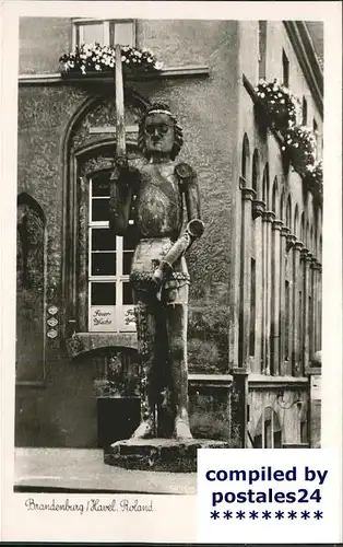 Brandenburg Havel Roland Statue Kat. Brandenburg