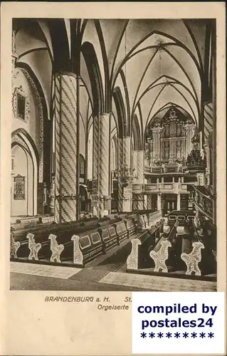 Brandenburg Havel St. Gotthardtkirche Orgel Kat. Brandenburg