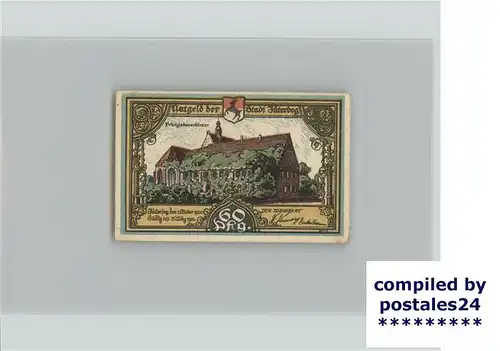 Jueterbog Gutschein 60 Pfennig Franziskanerkloster Wappen Kat. Jueterbog