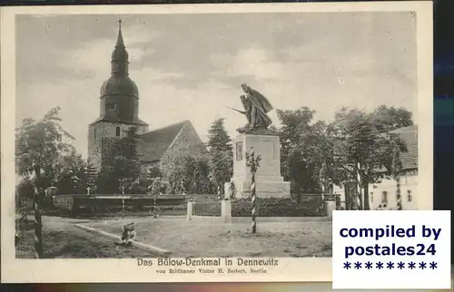 Dennewitz Buelow Denkmal Kirche Kat. Niedergoersdorf