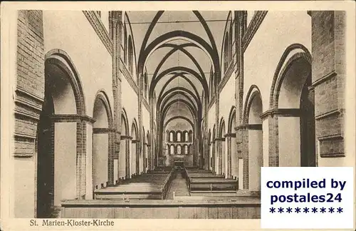 Lehnin Innenansicht von der St.Marien Kloster Kirche Kat. Kloster Lehnin