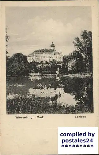 Wiesenburg Mark Schloss Kat. Wiesenburg Mark