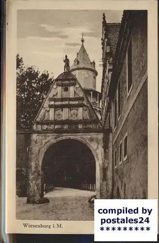Wiesenburg Mark Schloss Portal Kat. Wiesenburg Mark