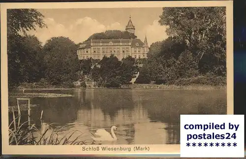 Wiesenburg Mark Schloss Kat. Wiesenburg Mark