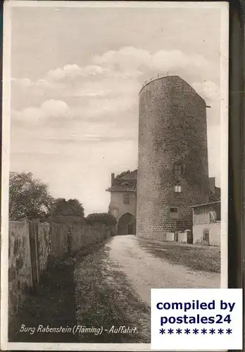 Belzig Burg Rabenstein Auffahrt Kat. Belzig