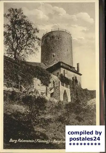 Belzig Burg Rabenstein Bergfried Kat. Belzig