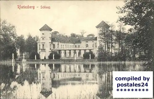 Rheinsberg Schloss Kat. Rheinsberg
