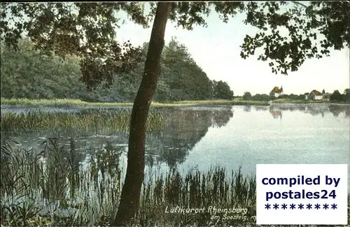 Rheinsberg Panorama am Seesteig Kat. Rheinsberg