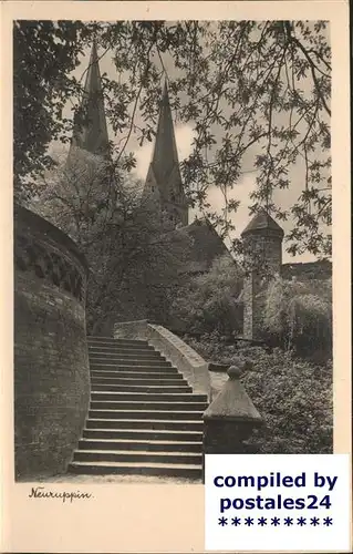 Neuruppin Klosterkirche Treppenaufgang Kat. Neuruppin