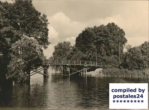 Zermuetzel Zermuetzelsee Bruecke Kat. Neuruppin