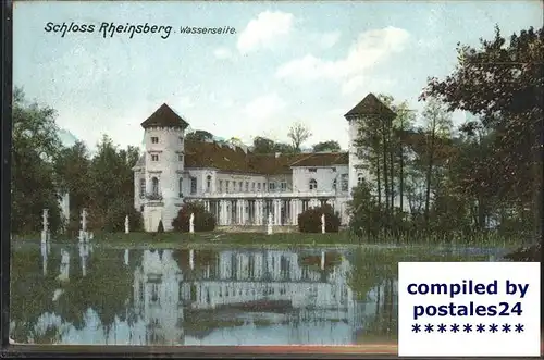 Rheinsberg Schloss Wasserseite Kat. Rheinsberg