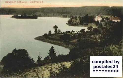 Binenwalde Seepanorama am Kalksee Kat. Neuruppin