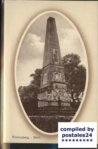 Rheinsberg Obelisk Kat. Rheinsberg